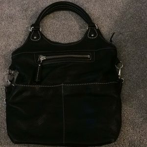 Black tote bag